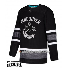 Barn Ishockey Vancouver Canucks tröja Blank Svart 2019 All-Star Adidas Authentic